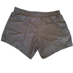 AVA VIV Black Nylon Blend Athletic Shorts Drawstring Waist Activewear Sz 14W